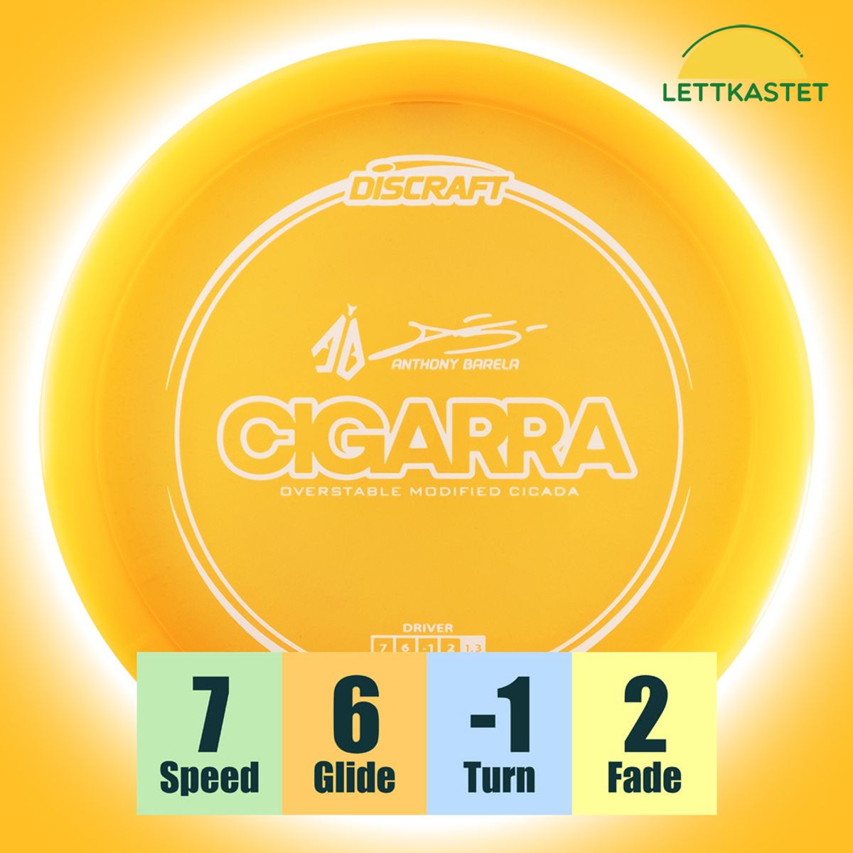 Z Line Cigarra - Anthony Barela First Run - Krokhol Disc Golf Shop