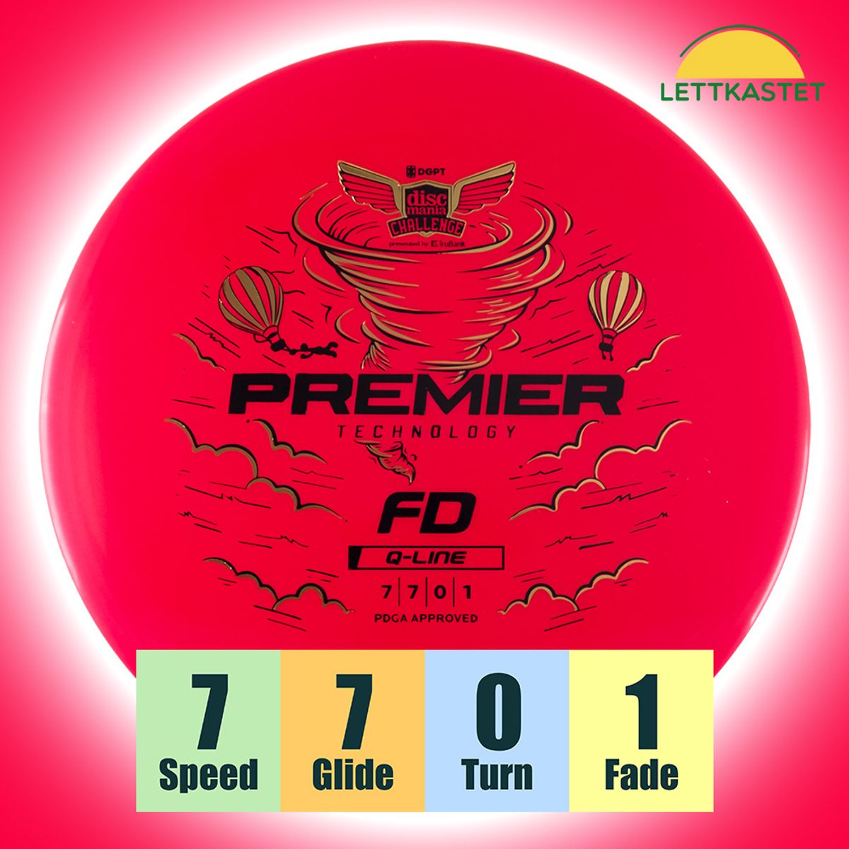 Q-Line Premier FD - Discmania Challenge Fundraiser