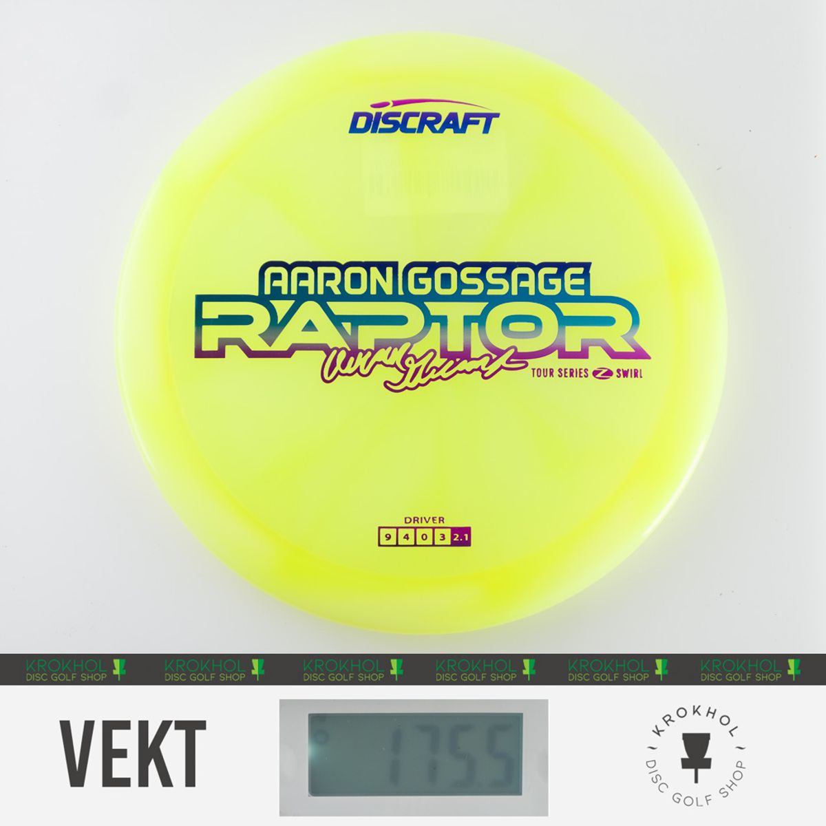 Z Swirl Raptor - 2025 Aaron Gossage Tour Series - Krokhol