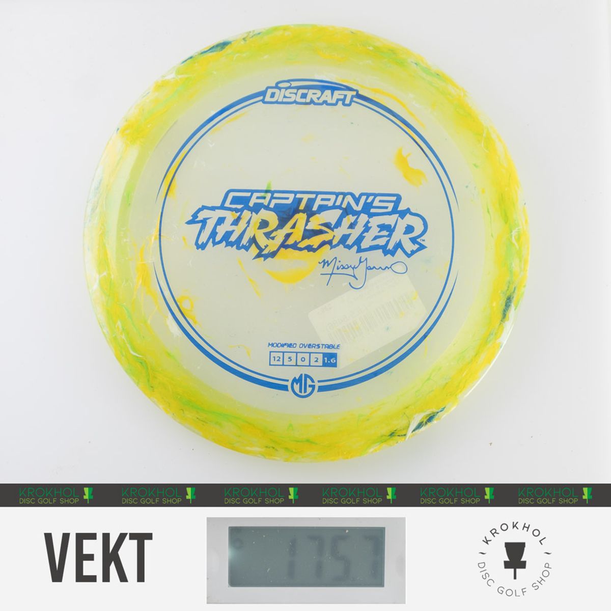 Z Jawbreaker Captain's Thrasher - Missy Gannon - Krokhol Disc Golf