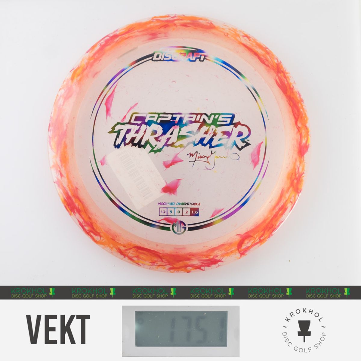 Z Jawbreaker Captain's Thrasher - Missy Gannon - Krokhol Disc Golf