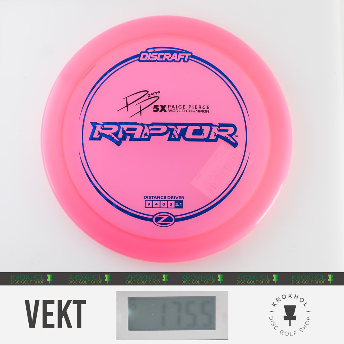 【新品未開封】【レコード】MO (Danmark) Plaeygirl Z Line Raptor - Paige Pierce 5x World Champion - Krokhol