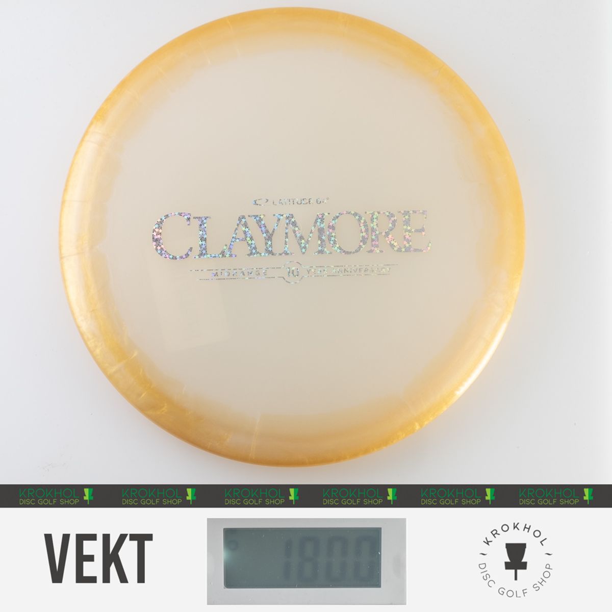 Opto-Ice Orbit Claymore - 10th Anniversary - Krokhol Disc Golf Shop