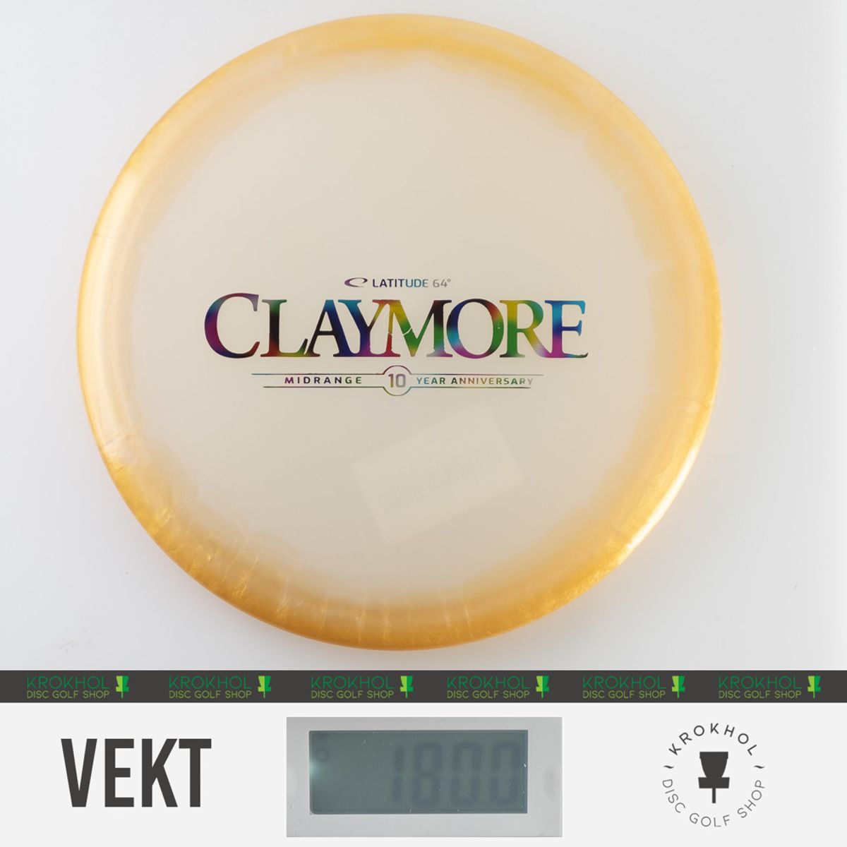 Opto-Ice Orbit Claymore - 10th Anniversary - Krokhol Disc Golf Shop