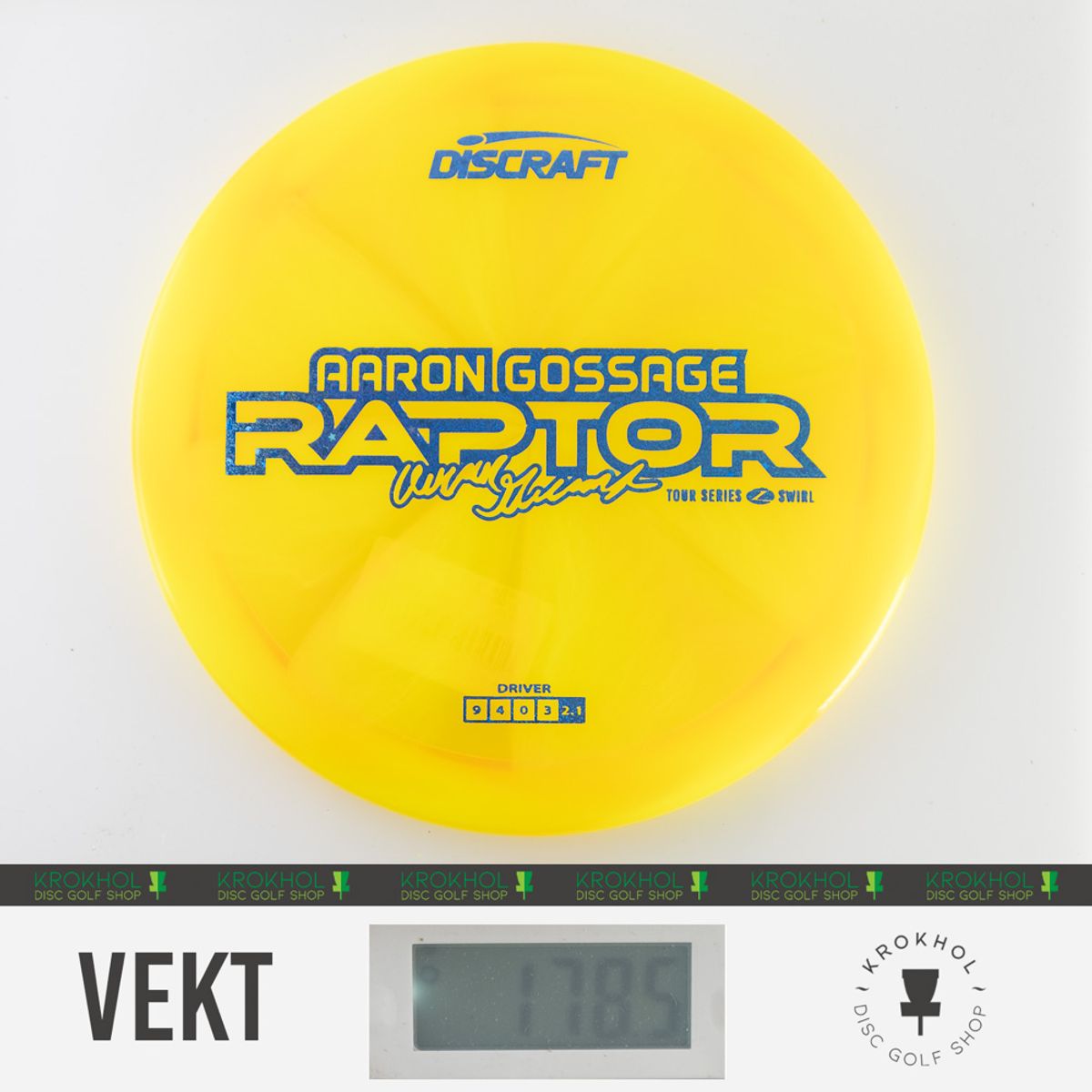 Z Swirl Raptor - 2025 Aaron Gossage Tour Series - Krokhol