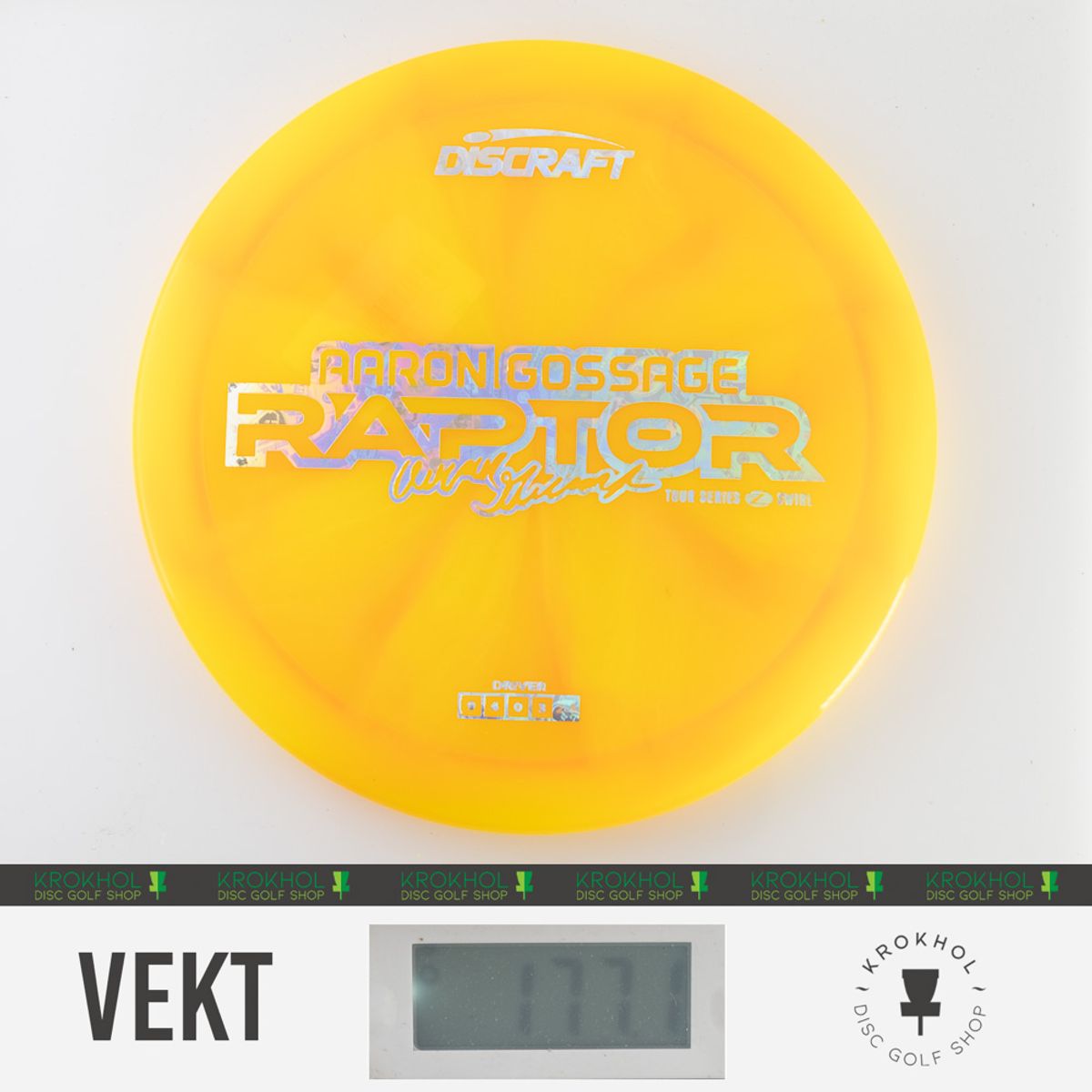 Z Swirl Raptor - 2025 Aaron Gossage Tour Series - Krokhol Disc