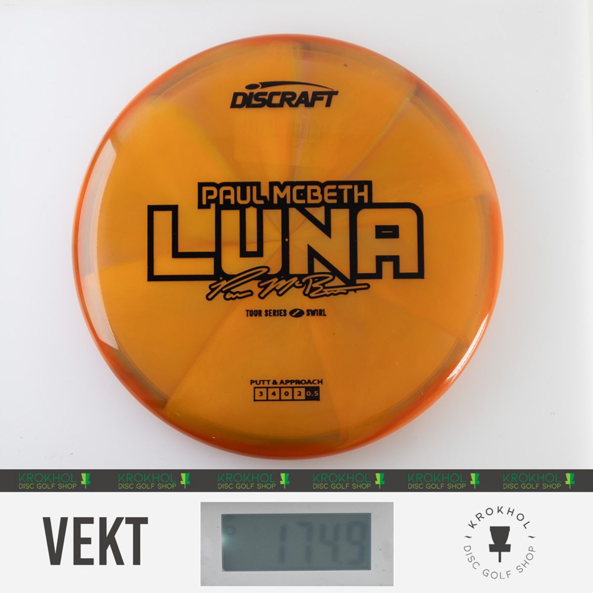 Discraft Z Swirl Luna 2025 | Putt & Approach - Krokhol Disc Golf Shop