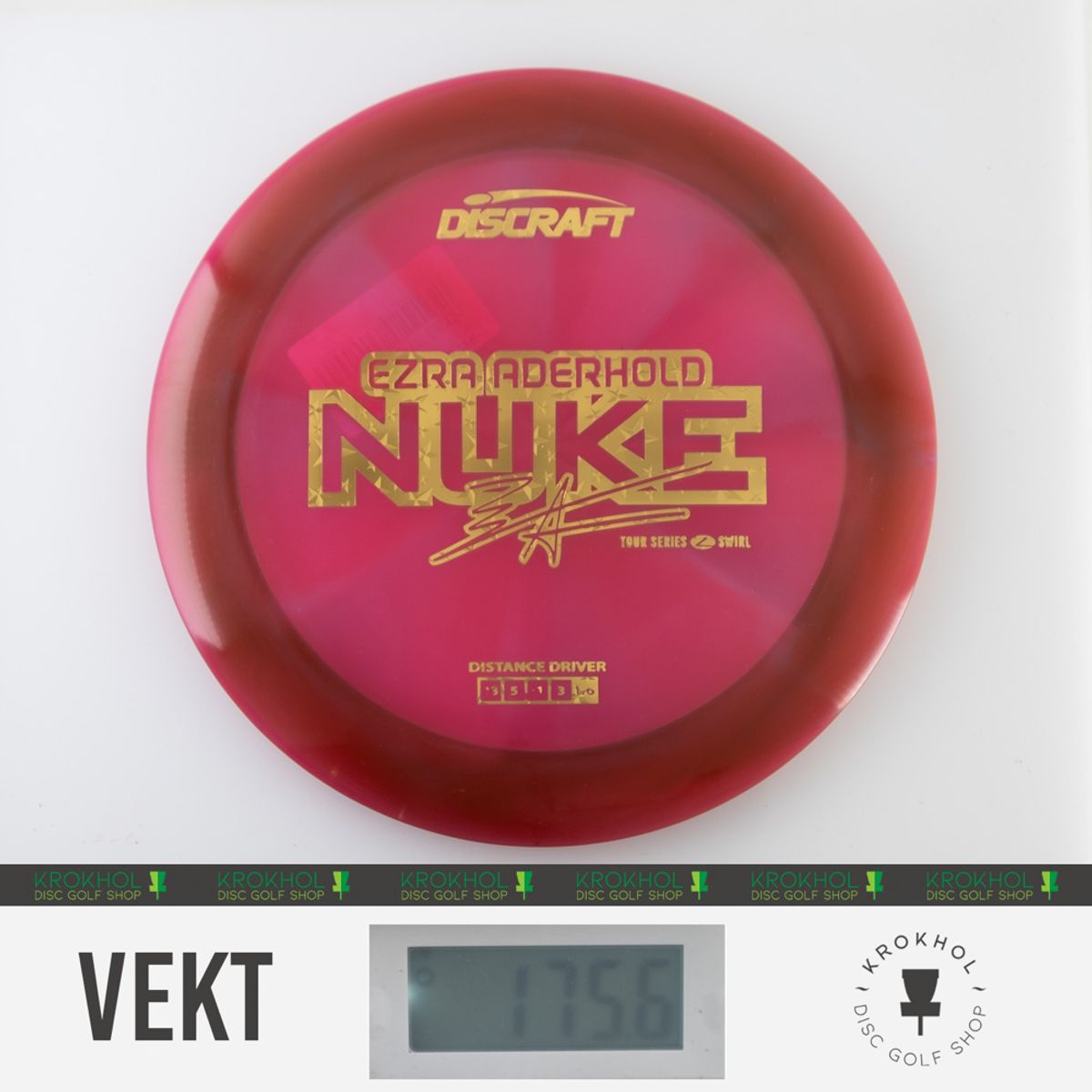 ピグマエア現地球XL Z Swirl Nuke - 2025 Ezra Aderhold Tour Series - Krokhol Disc Golf Shop