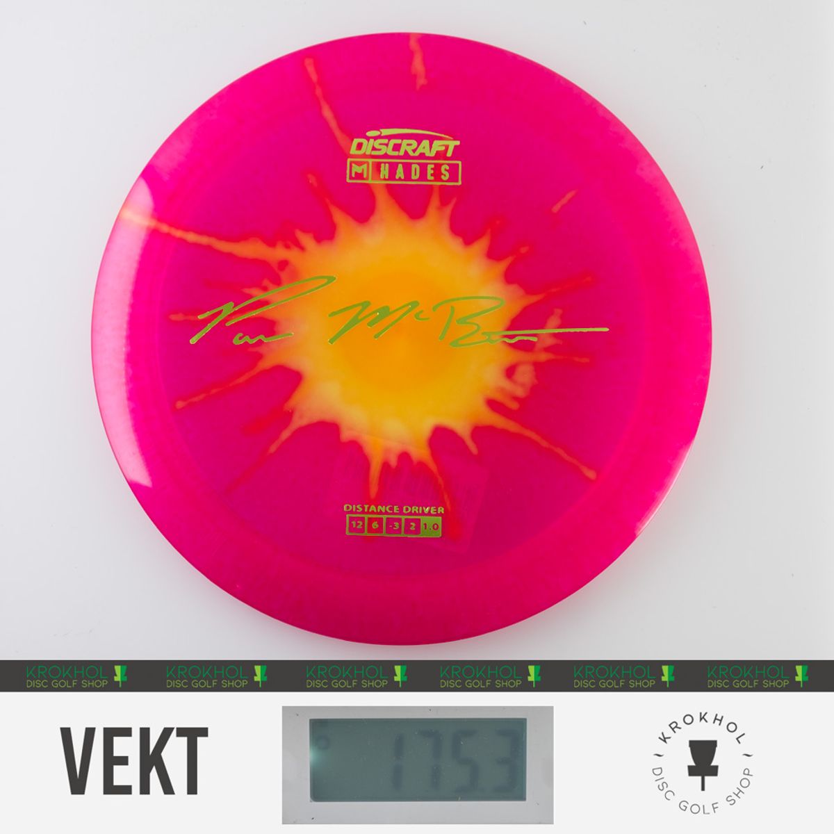 Z Line Fly Dye Hades - Paul McBeth fra Discraft - Krokhol Disc