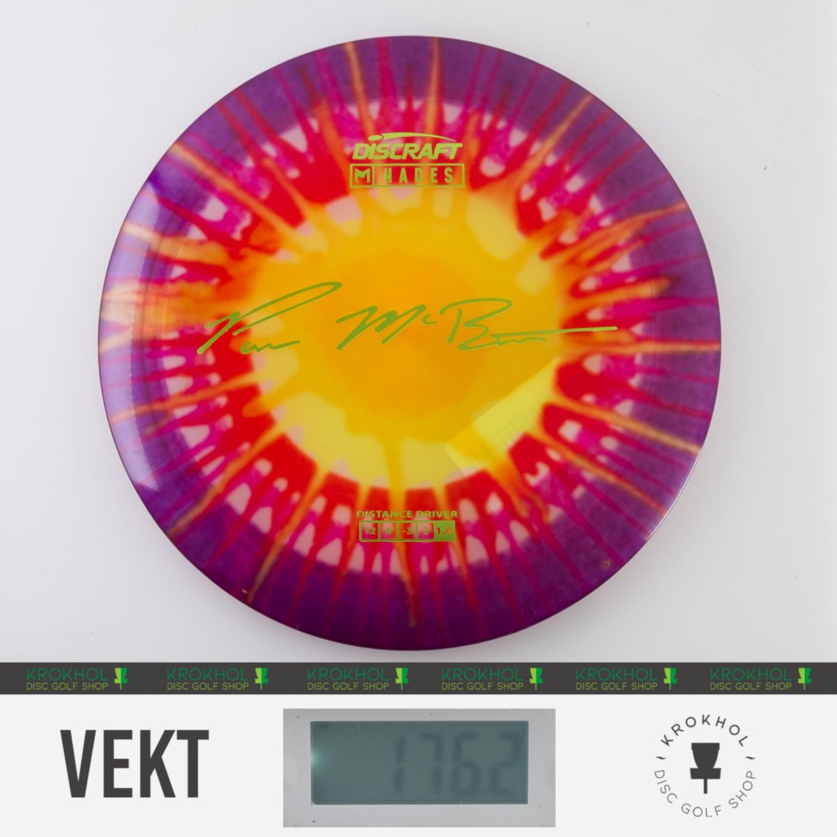 Z Line Fly Dye Hades - Paul McBeth fra Discraft - Krokhol Disc