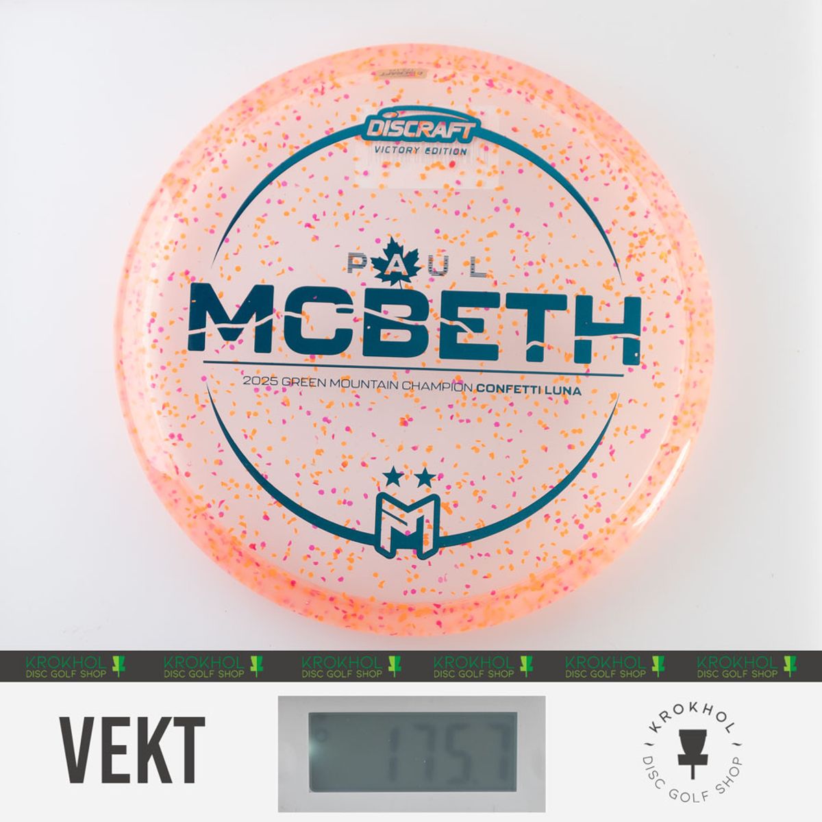 Z Line Victory Confetti Luna - 2025 Paul McBeth - Green Mountain Championships