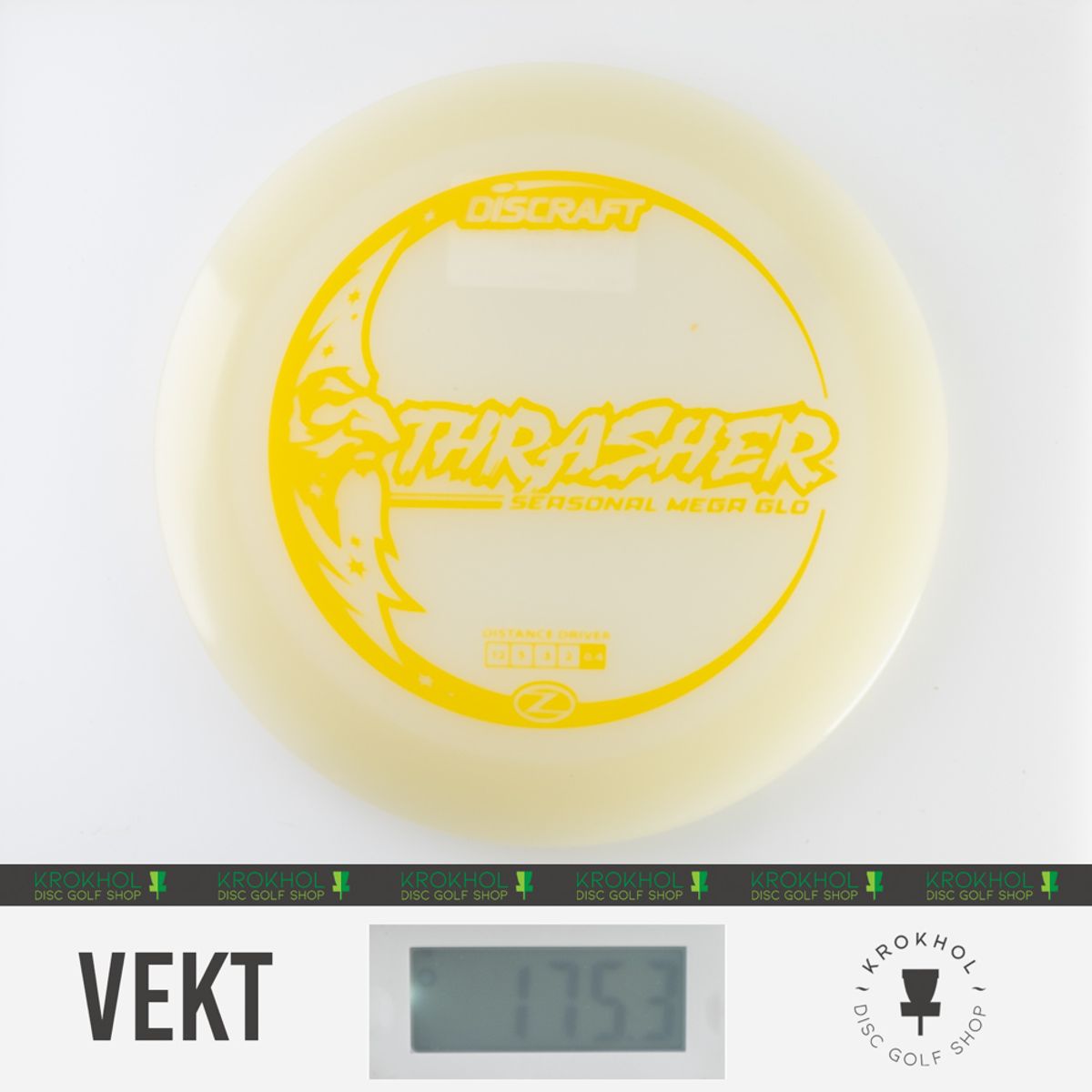 Mega Glo Z Thrasher - Krokhol Disc Golf Shop