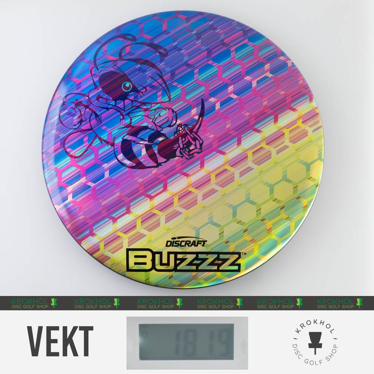 ESP Full Foil SuperColor Buzzz Honeycomb - Black Buzzz Stamp