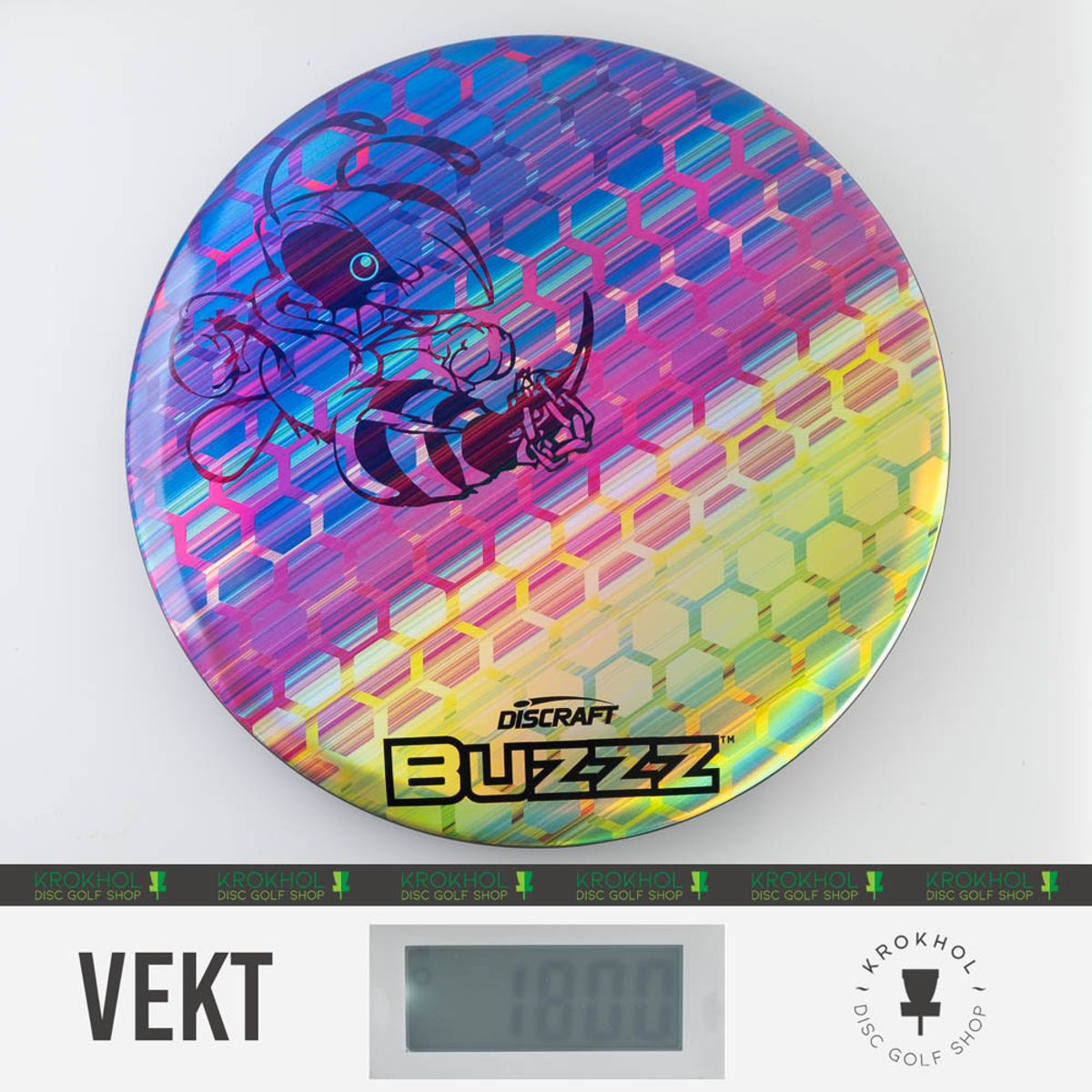 ESP Full Foil SuperColor Buzzz Honeycomb - Black Buzzz Stamp