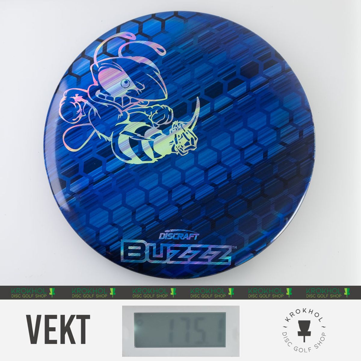 ESP Full Foil SuperColor Buzzz Honeycomb - Silver Buzzz Stamp