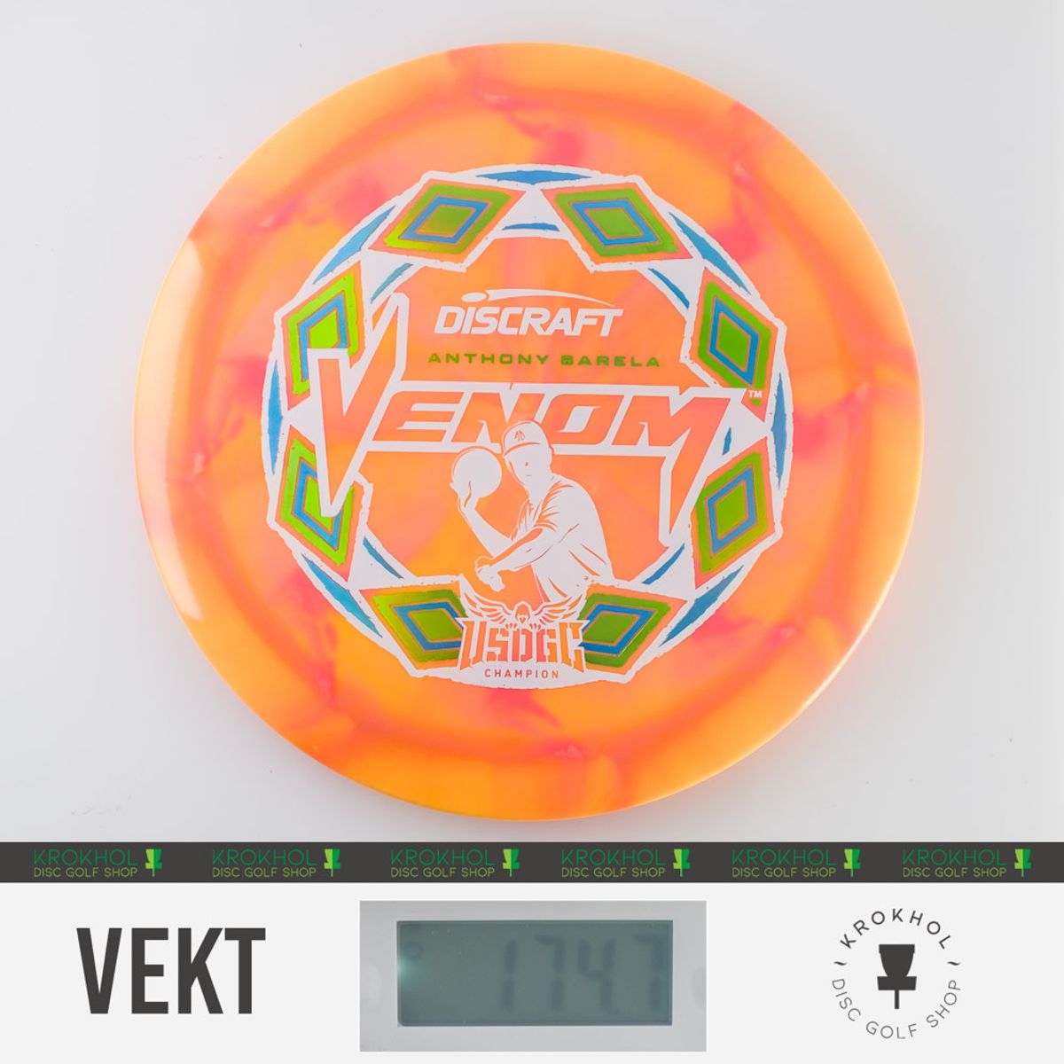 ESP Swirl Venom - Anthony Barela USDGC Champion Edition