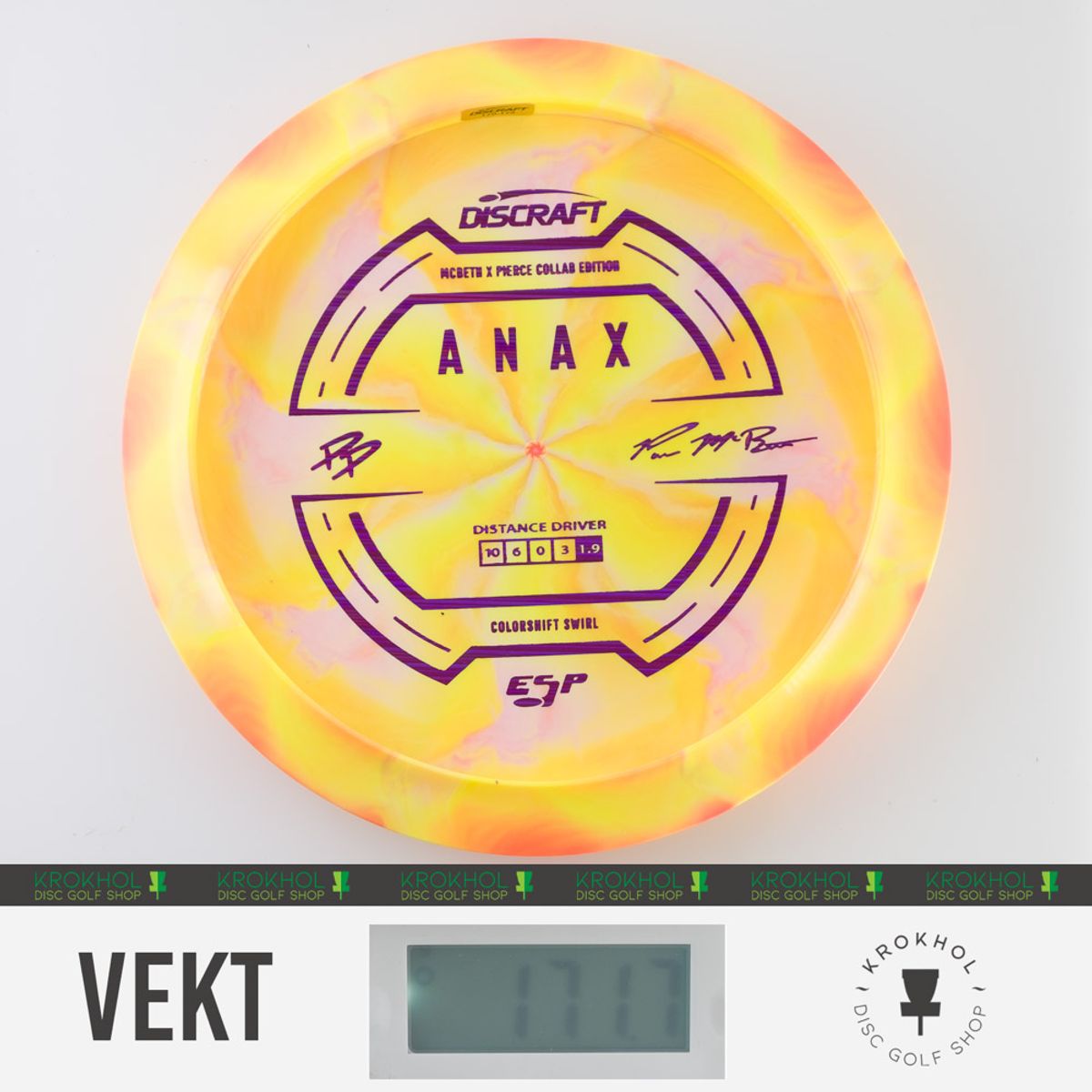 ESP Colorshift Swirl Anax - Paul McBeth & Paige Pierce Collab