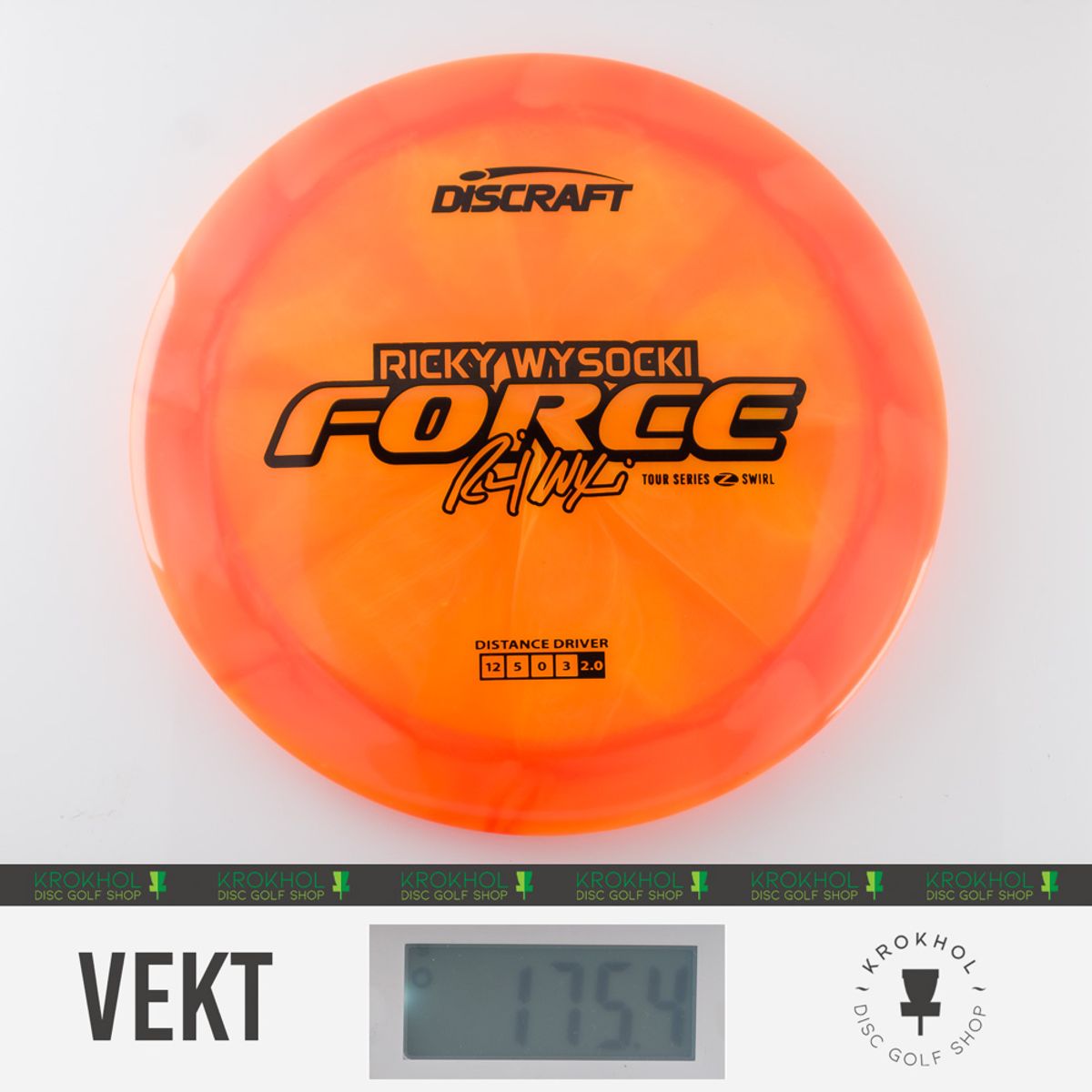 Discraft Z Swirl Force 2025 | Overstable Distance Driver - Krokhol