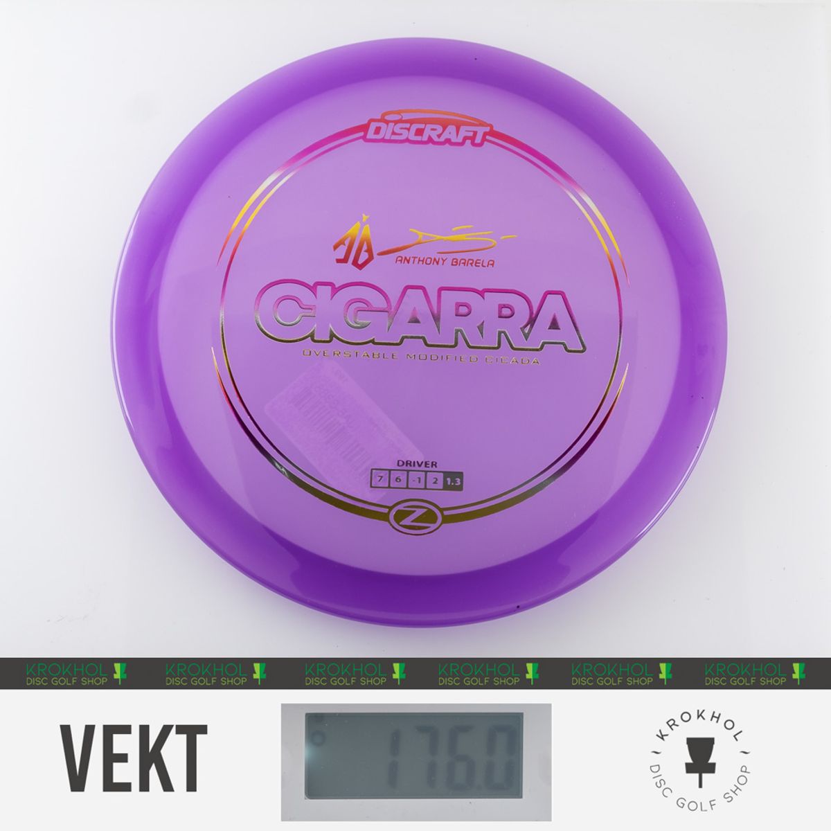 Z Line Cigarra - Anthony Barela First Run - Krokhol Disc Golf Shop