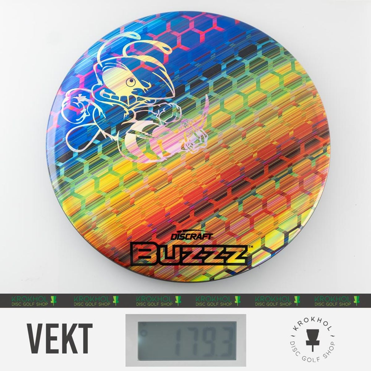 ESP Full Foil SuperColor Buzzz Honeycomb - Silver Buzzz Stamp