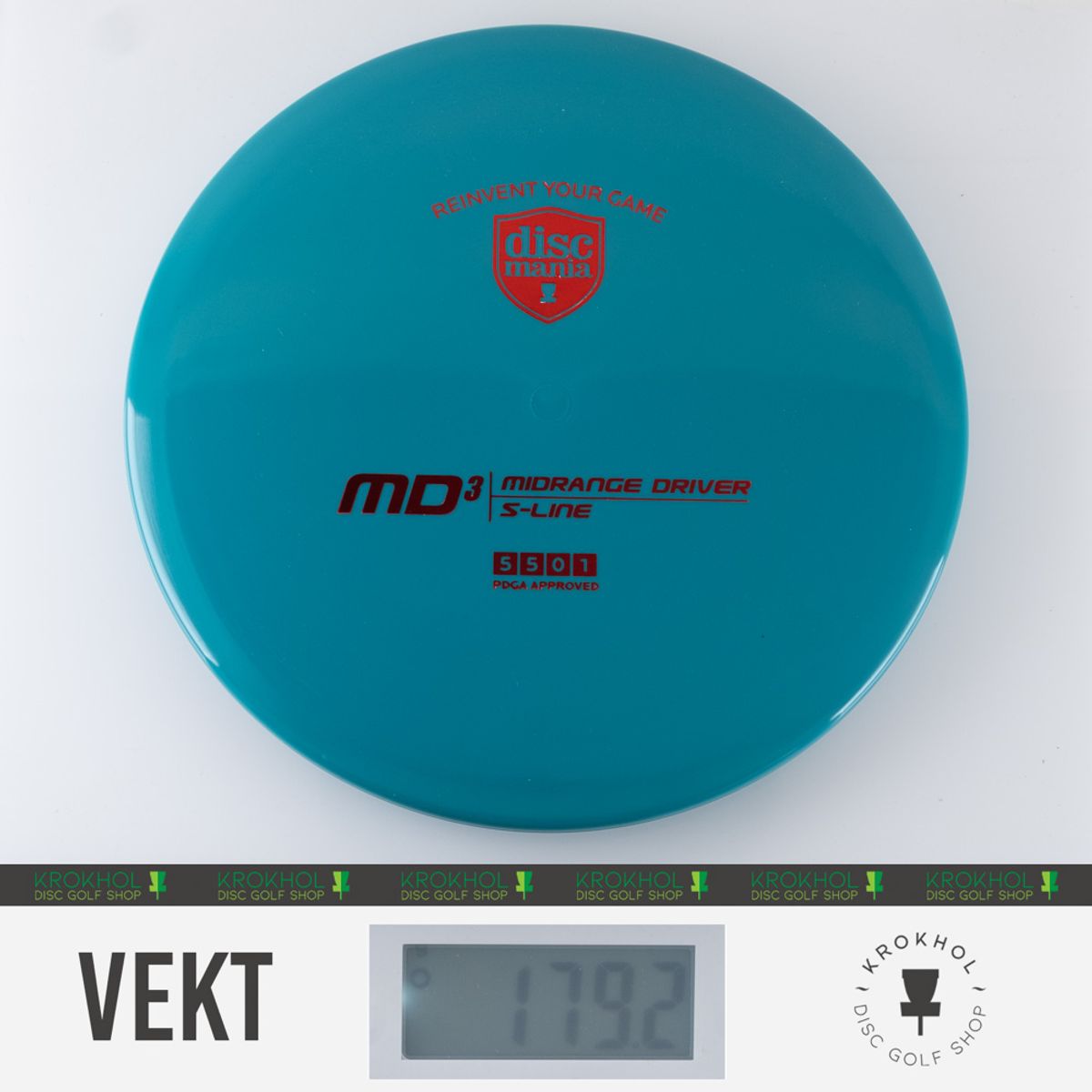 Discmania S-Line MD3 Midrange | Krokhol DGS - Krokhol Disc Golf Shop
