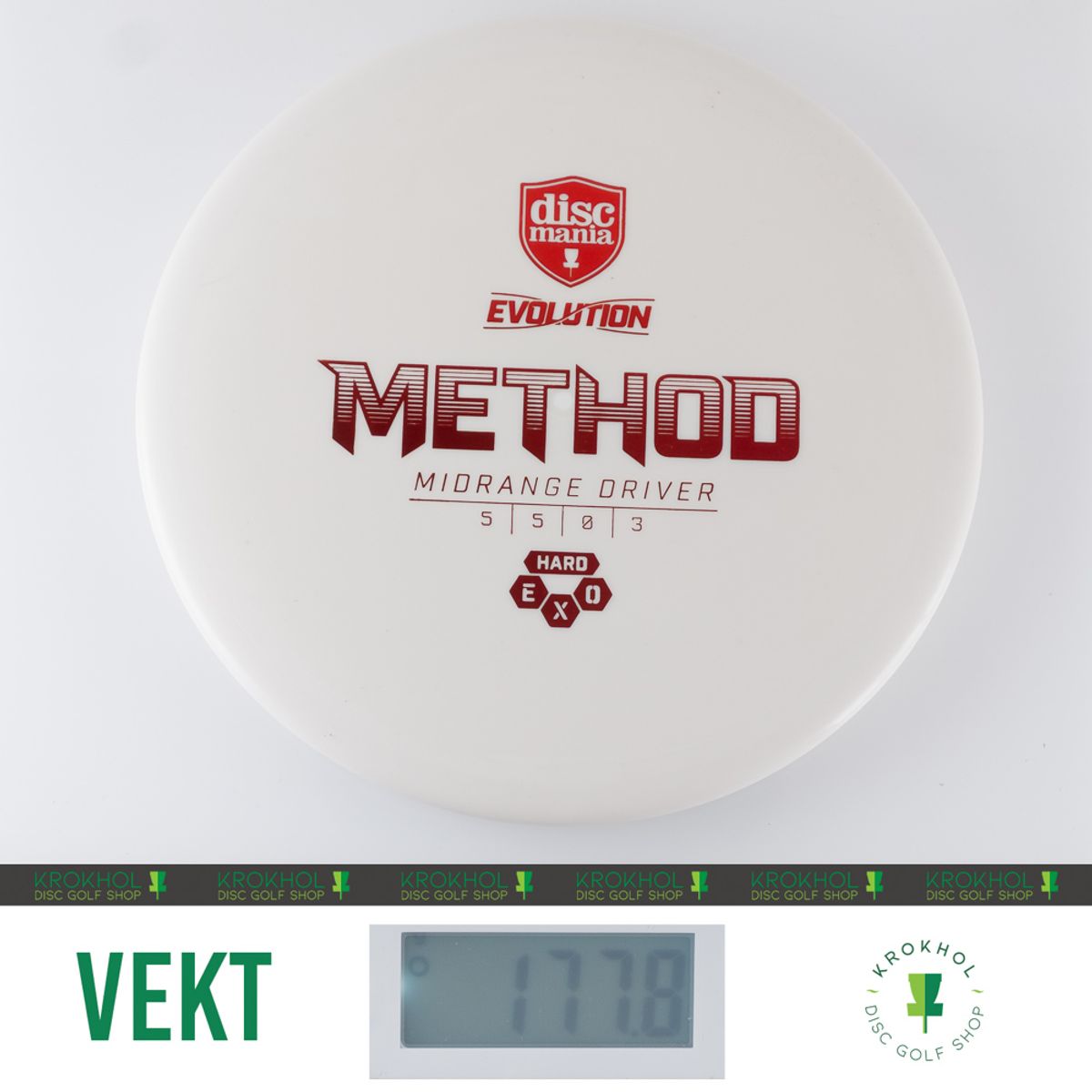 Discmania Exo Hard Method - Overstabil Midrange - Krokhol Disc