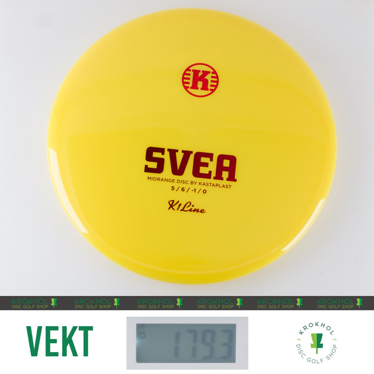 Kastaplast K1 Svea - Understabil Midrange - Krokhol Disc Golf Shop
