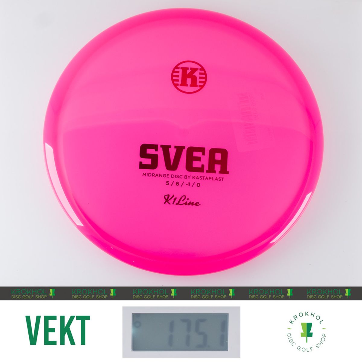 Kastaplast K1 Svea - Understabil Midrange - Krokhol Disc Golf Shop