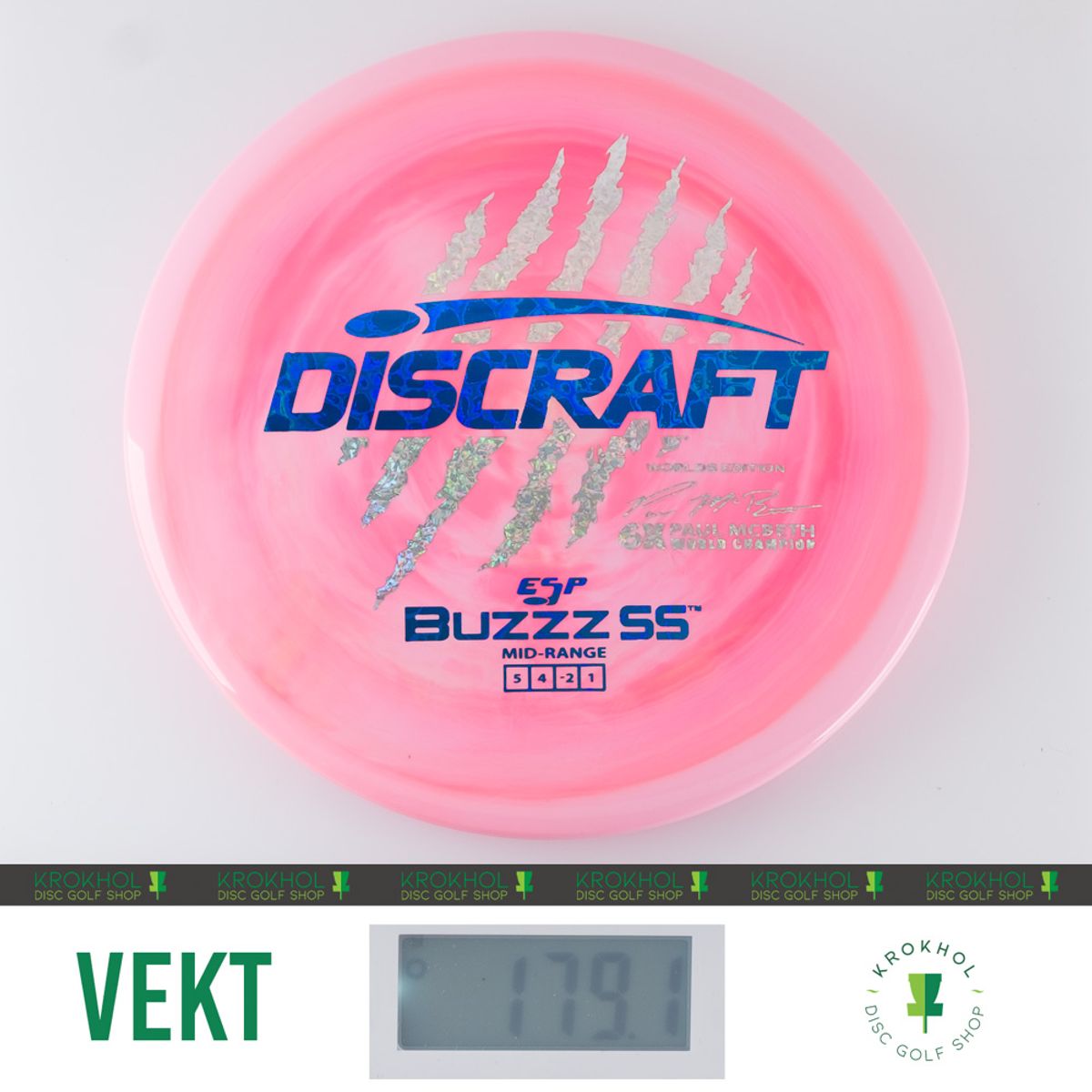 Discraft ESP Buzzz SS - Worlds Edition Midrange - Krokhol Disc