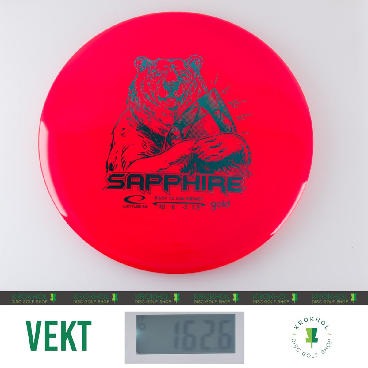 Latitude 64 Gold Sapphire - Distance Driver - Krokhol Disc Golf Shop
