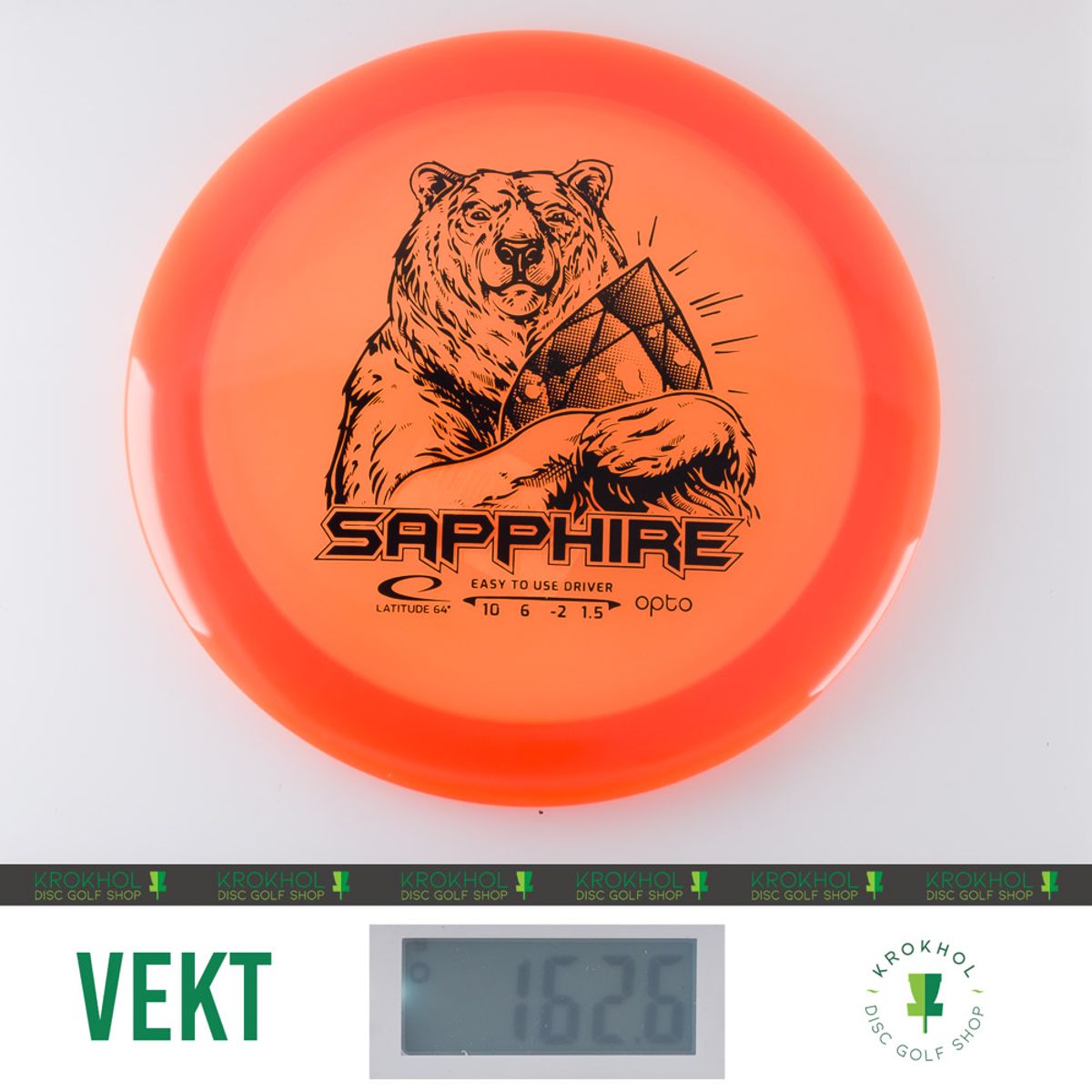 Latitude 64 Opto Sapphire - Distance Driver - Krokhol Disc Golf Shop