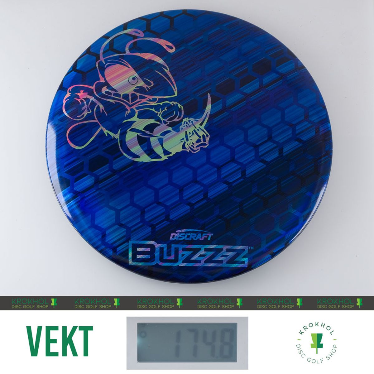 ESP Full Foil SuperColor Buzzz Honeycomb - Silver Buzzz Stamp