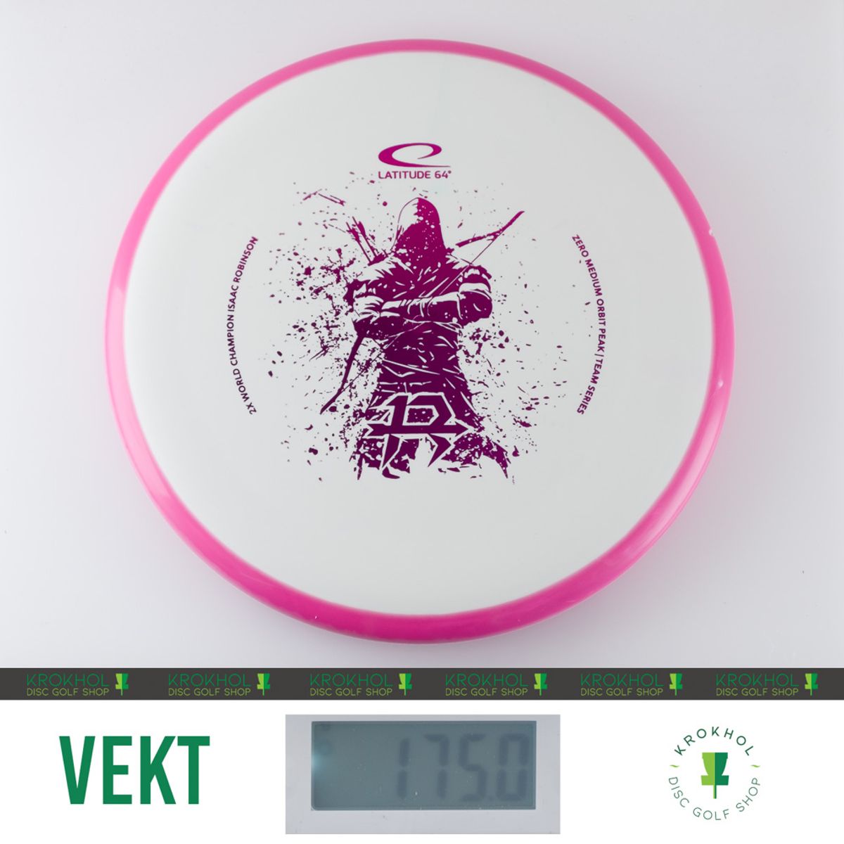 Latitude 64 Zero Medium Orbit Peak - Putter - Krokhol Disc Golf Shop