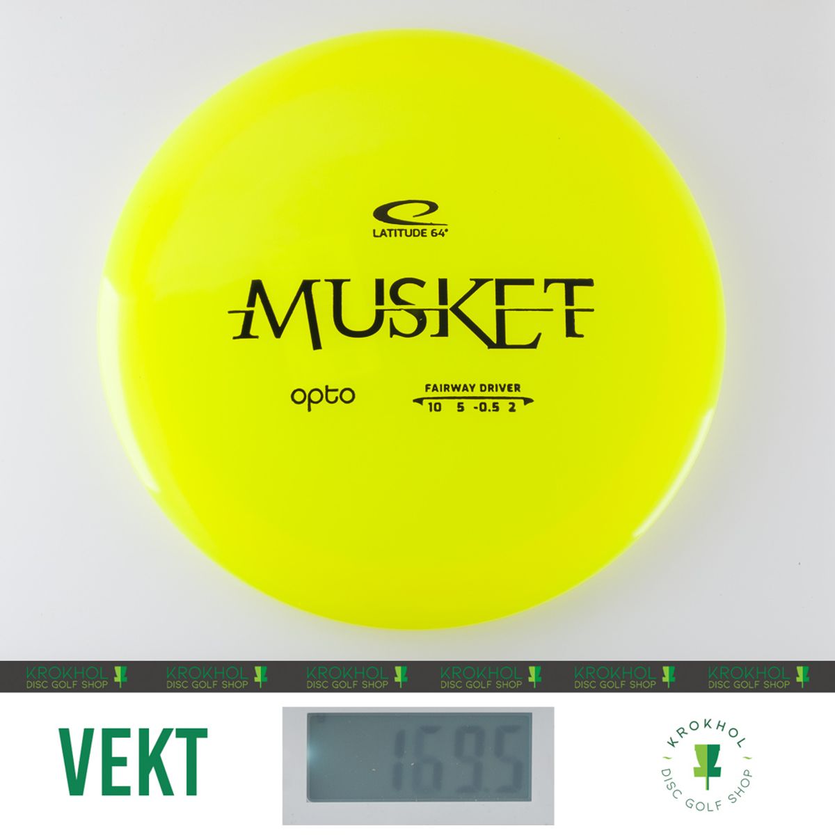Latitude 64 Opto Musket - Control Driver - Krokhol Disc Golf Shop
