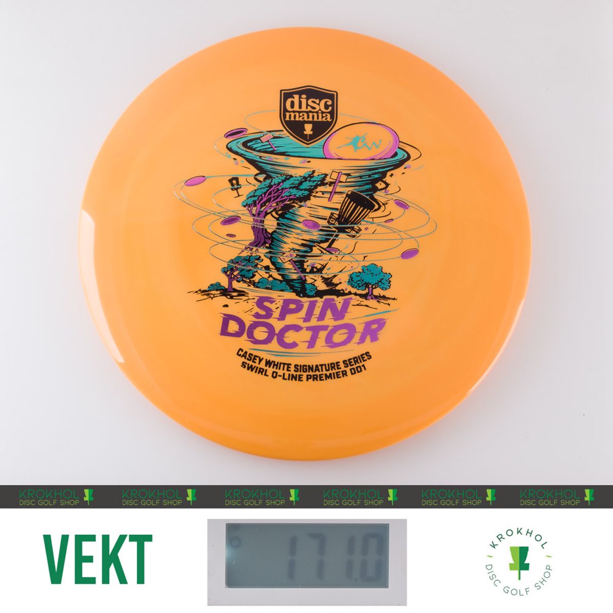 Q-Line Swirl Premier DD1 - Spin Doctor - Casey White Signature Series