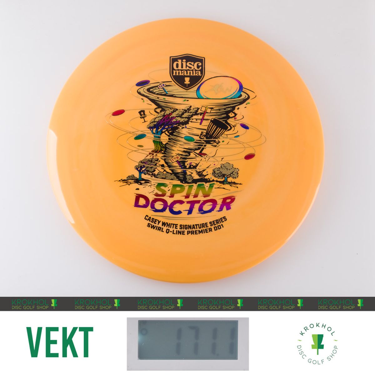 Q-Line Swirl Premier DD1 - Spin Doctor - Casey White Signature Series