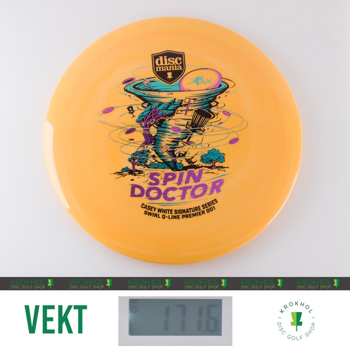 Q-Line Swirl Premier DD1 - Spin Doctor - Casey White Signature Series