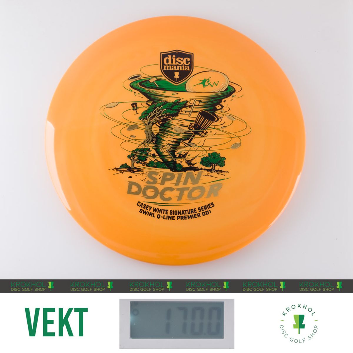 Q-Line Swirl Premier DD1 - Spin Doctor - Casey White Signature Series