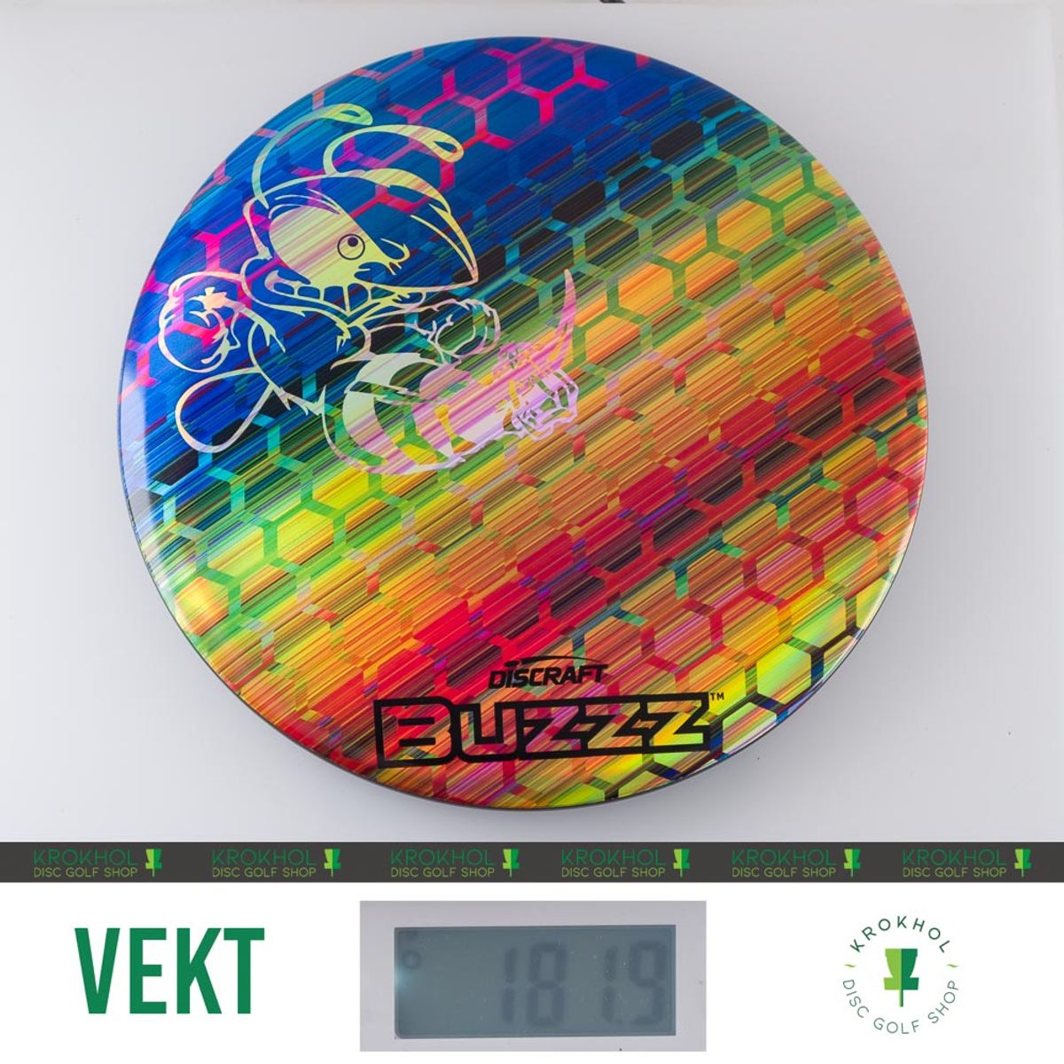 ESP Full Foil SuperColor Buzzz Honeycomb - Black Buzzz Stamp