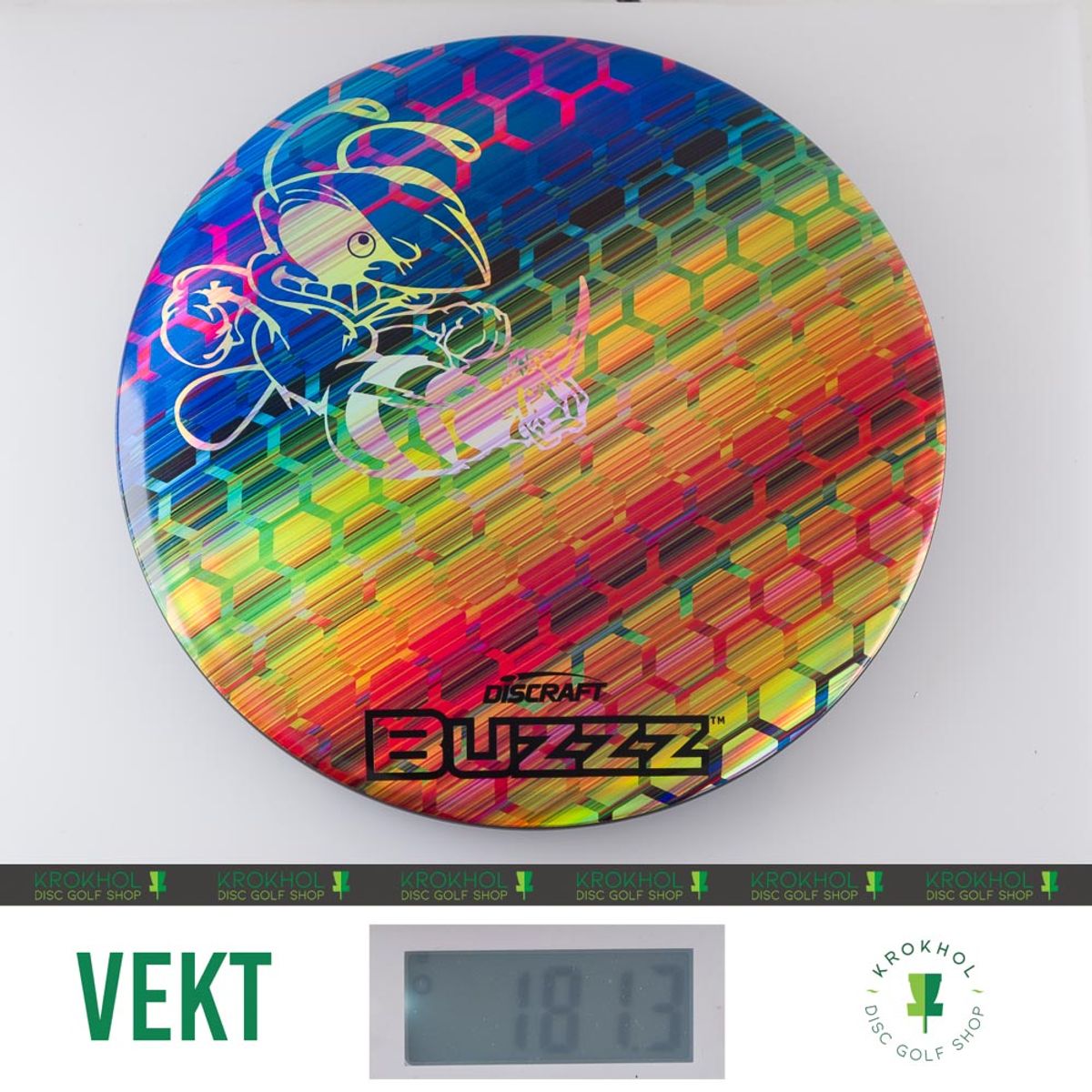ESP Full Foil SuperColor Buzzz Honeycomb - Black Buzzz Stamp