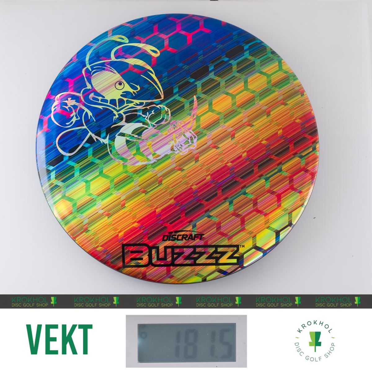 ESP Full Foil SuperColor Buzzz Honeycomb - Black Buzzz Stamp