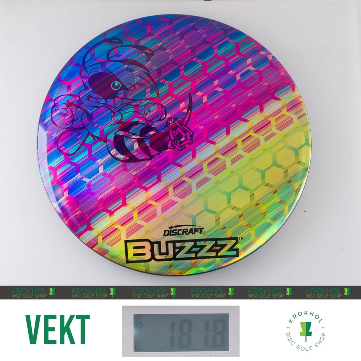 ESP Full Foil SuperColor Buzzz Honeycomb - Black Buzzz Stamp