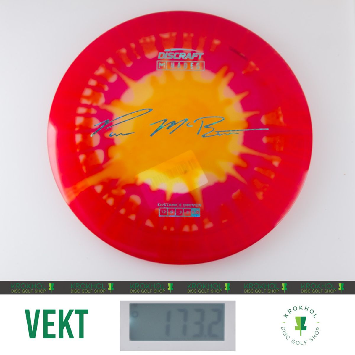 Paul McBeth Z Line Fly Dye Hades - Distance Driver - Krokhol Disc